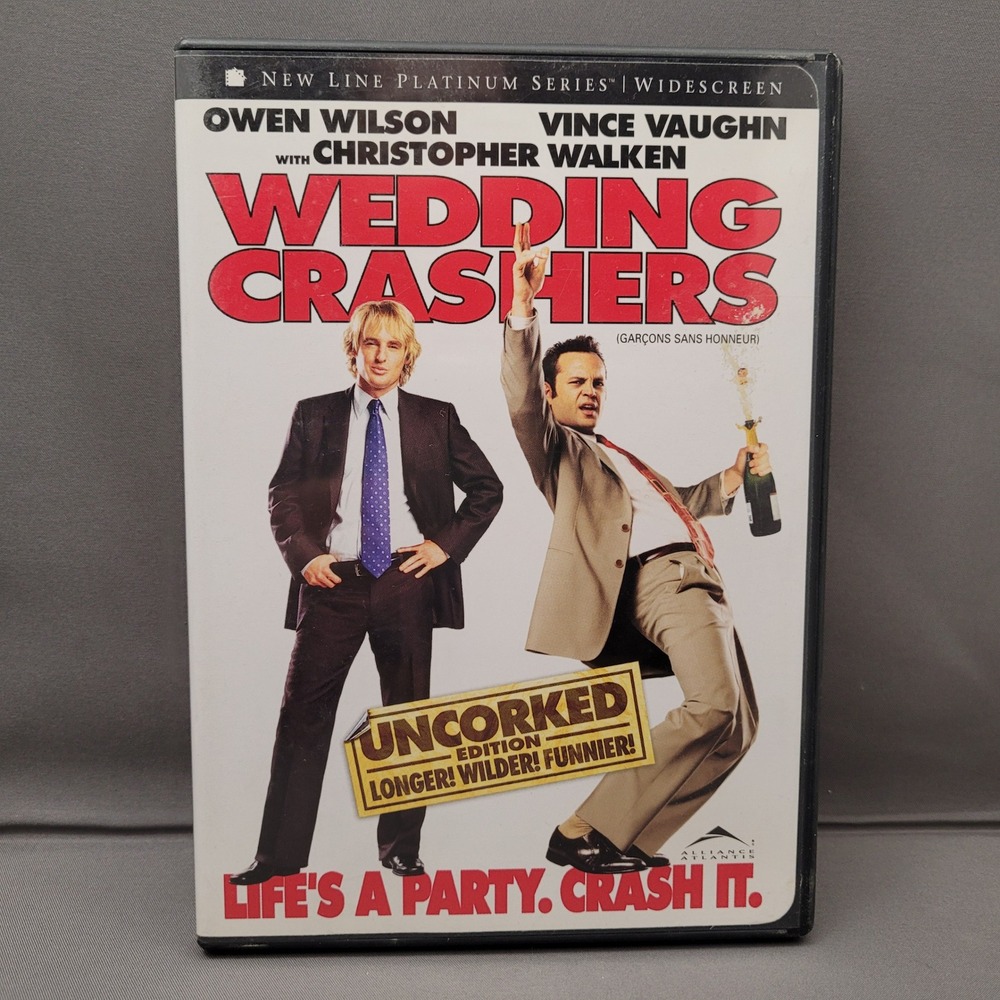 Wedding Crashers (DVD, 2005) Wilson, Vaughn, Walken